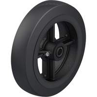 Black Rubber on Cast Iron Core Wheel Cantin et fils