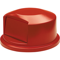 Couvercles ronds Brute, Couvercle bomb&eacute;, Plastique/Poly&eacute;thyl&egrave;ne, Convient aux contenants 24" dia. Cantin et fils