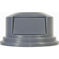 Couvercles ronds Brute, Couvercle bomb&eacute;, Plastique/Poly&eacute;thyl&egrave;ne, Convient aux contenants 26-1/2" dia. Cantin et fils