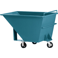Chariot basculeur en acier, Acier, 1/2 vg³, Capacit&eacute; de charge de 2000 lb Cantin et fils