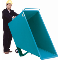 Chariot basculeur en acier, Acier, 1 vg³, Capacit&eacute; de charge de 2000 lb Cantin et fils