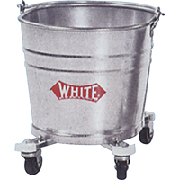 Seaux de lavage en acier, Capacit&eacute; de 6.5 gal. US (26 pintes) Cantin et fils