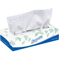 Mouchoirs Surpass, 2 pli, 8,3" lo x 7,8" la, 100 feuilles/boîte Cantin et fils