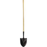 Pelle ronde, Lame Acier durci, Bois, Manche Droit Cantin et fils