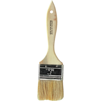 Pinceau &agrave; soies rases, Soie blanche, Manche Plastique, Largeur de 3" Cantin et fils