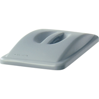 Slim Jim&reg; Handle Top, Flat Lid, Plastic, Fits Container Size: 20-3/8" x 11-5/16" Cantin et fils