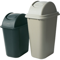Soft Wastebasket, 14 Quarts, Plastic Cantin et fils