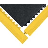 24/Seven&reg; Matting, Rubber, 3' W x 3' L, 5/8" Thick, Black Cantin et fils