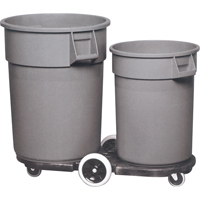Socle roulant Tandem Brute, Noir Cantin et fils
