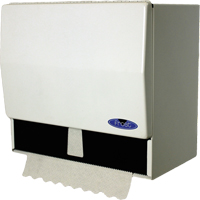 Distributeur de serviettes simples ou en rouleau, Manuel, 10,5" la x 6,75" p x 9,5" h Cantin et fils
