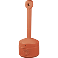 Smokers Cease-Fire&reg; Cigarette Butt Receptacle, Free-Standing, Plastic, 1 US gal. Capacity, 30" Height Cantin et fils