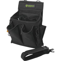 Sac &agrave; outils, Nylon, 20 pochettes, Noir Cantin et fils