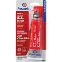 Hi-Temp Red RTV Gasket Maker, Tube, Red Cantin et fils
