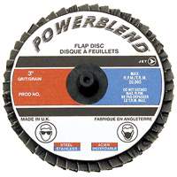 Disque &agrave; lamelles &agrave; rouler POWERBLEND, 2" x Type R, Grain Z120, Alumine de zirconium Cantin et fils