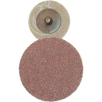 Disque de ponçage &agrave; support en tissu, 2" dia., Grain 36, Oxyde d'aluminium Cantin et fils