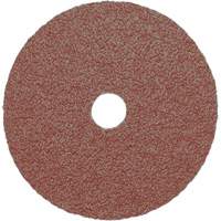 Disque de ponçage en fibre de r&eacute;sine, 7" dia., Grain 50, Oxyde d'aluminium Cantin et fils