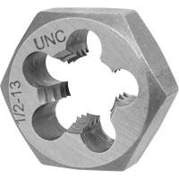SAE Hex Die, 1-7/16" Dia., 5/8"-11 Thread, Alloy Steel Cantin et fils