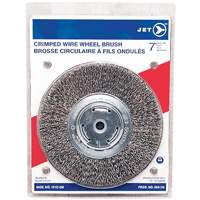 Crimped Wire Wheel, 7" Dia., 0.014" Fill, 1/2" - 2" Arbor Cantin et fils