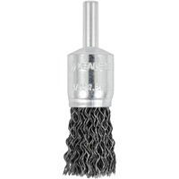 E050-20 Shaft Mounted Crimped End Brush, 1/2", 0.02" Fill, 1/4" Shank Cantin et fils
