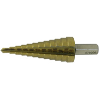 JET-KUT&reg; Super Premium M35 Step Drill, 3/16" - 7/8" , 1/16" Increments, High Speed Steel Cantin et fils