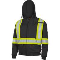 337SF Flame-Resistant Zip Style Hoodie, Men's, Small, Black, 22 cal/cm² Cantin et fils