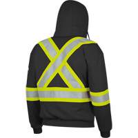 337SF Flame-Resistant Zip Style Hoodie, Men's, Small, Black, 22 cal/cm² Cantin et fils