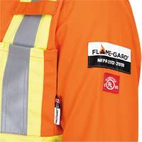 5555 High Visibility FR Rated & Arc Rated Safety Coveralls, Size 36, High Visibility Orange, 11 cal/cm² Cantin et fils