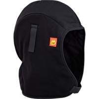 564A Flame Resistant Quilted Hardhat Liner, Black, Cotton Cantin et fils