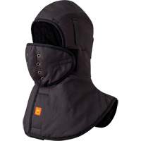 5565A Heavy-Duty Flame Resistant Long Neck Hardhat Liner, Black, Cotton Cantin et fils