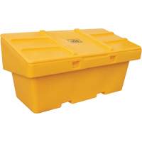 Salt Sand Container SOS, With Hasp, 72" x 36" x 36", 36 cu. Ft., Yellow Cantin et fils