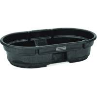 Stock Tank, 40" D x 51.6" W x 12" H, 400 lbs. Capacity, Black Cantin et fils