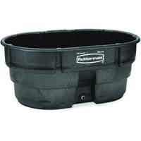 Stock Tank, 39" D x 58" W x 25" H, 1200 lbs. Capacity, Black Cantin et fils