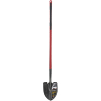 Pelle ronde Pro, Lame Acier durci, Fibre de verre, Manche Droit Cantin et fils