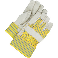 Gants d'ajusteur avec paume renforc&eacute;e, Taille unique, Paume en Cuir fleur de vache, Doublure en Molleton Cantin et fils