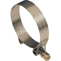 T-Bolt Clamp, Min Dia. 7.266", Max Dia. 7.562" Cantin et fils