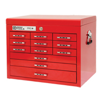 PRO+ Series Top Chest, 26" W, 12 Drawers, Red Cantin et fils