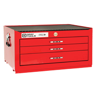 PRO+ Series Intermediate Chest, 26" W, 3 Drawers, Red Cantin et fils
