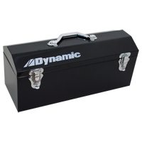 Hip Roof Tool Box, 7" D x 19" W x 7-1/2" H, Black Cantin et fils