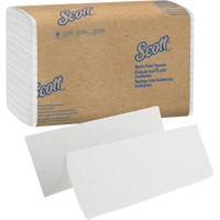 Essuie-tout &agrave; couches multiples Essential Scott, 1 pli, 9-2/5" lo x 9-1/5" la, 250 /pqt Cantin et fils