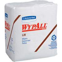 Serviettes jetables L20 WypAll, Tout usage, 12-1/2" lo x 12" la Cantin et fils