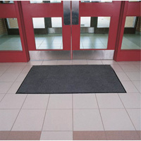 Poly-Tuft Matting, Wiper, 3' x 60' x 5/16", Charcoal Cantin et fils