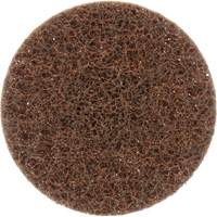Disque de conditionnement de surface SC-DR Roloc Scotch-Brite, 3" dia., Grain Cors&eacute;, Oxyde d'aluminium Cantin et fils