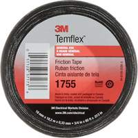 Ruban de chatterton Temflex 1755, 19 mm (3/4") x 18,28 m (60'), Noir Cantin et fils