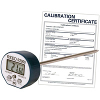 Thermometer with Calibration Certificate, Contact, Digital, -40-450°F (-40-230°C) Cantin et fils
