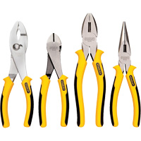 Bi-Material Pliers Set, 4 Pieces Cantin et fils