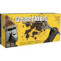 Gants Grease Monkey, Grand, Nitrile, 8 mils, Sans poudre, Noir Cantin et fils