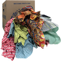 Chiffons d'essuyage, M&eacute;lange de couleurs, 10 lb Cantin et fils