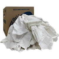Boîte de chiffons d'essuyage, Blanc, 10 lb Cantin et fils