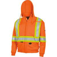 338SF Flame-Resistant Zip Style Hoodie, Men's, X-Large, High Visibility Orange, 22 cal/cm² Cantin et fils