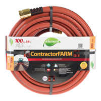 Boyau d'arrosage pour entrepreneur/FARM, PVC, 5/8" dia x 100' Cantin et fils